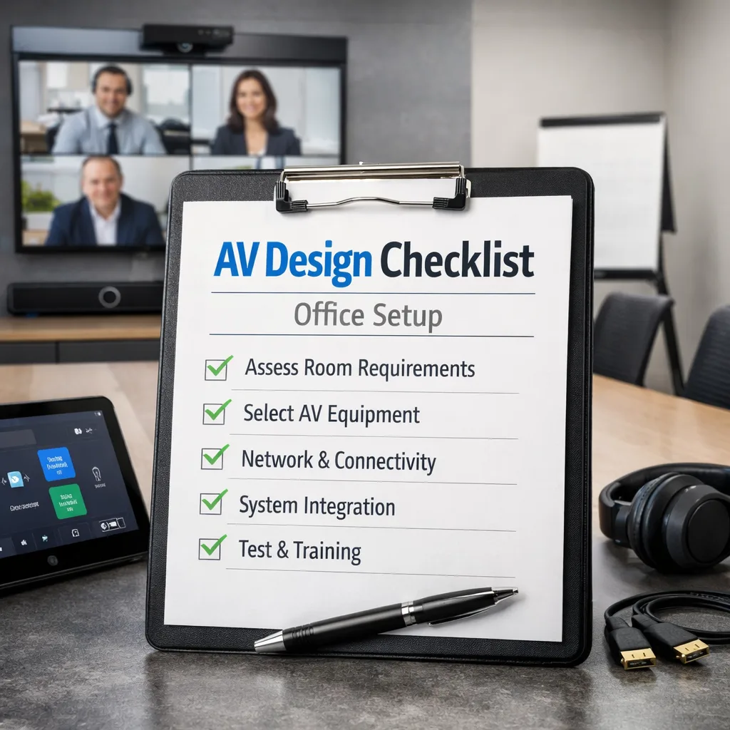 AV design checklist for office installation